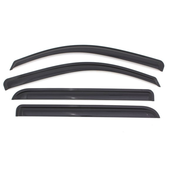 Ikon Motorsports Compatible with 12-18 Toyota Prius Window Vent Visor Deflector Rain Guard 4Pc Set Outside Mount  2012 2013 2014 2015 2016 2017 2018