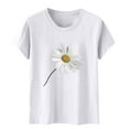 thumbnail image 6 of LiMoi Womens Clothing Under 10 Dollars Short Sleeve Blouse for Women Trendy Tops Blouses Printed Baby Tees Oversized Tee Shirts Reorders, 6 of 6
