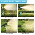 thumbnail image 4 of LAFAYTTE 2 Gallon Battery Powered Sprayer, Electric Garden Sprayer with 4 Mist Nozzles, 3 Adjustable Speeds, Rechargeable Garden Sprayer with Telescopic Wand for Lawn, Yard, 4 of 9