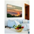 thumbnail image 5 of "Barn on the Ridge at Sunset" Painting Print on Wrapped Canvas, 5 of 7