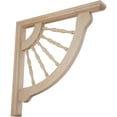 thumbnail image 3 of Ekena Millwork BKT01X12X12CRMA 1.5 Po L x 12 Po P x 12 Po H Support de Roue de Chariot Crendon, Érable, 3 of 4