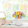 thumbnail image 3 of Jierger 4.72inch Easter Colorful Mini Eggs Decoration Home Easter Egg Potted Plants Ornaments Easter Egg Potted Creative Spotted Egg Pots Outdoor Garden Easter Decorations, 3 of 4