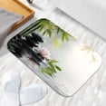 thumbnail image 6 of 1pc Zen Garden Absorbent Non-Slip Bathroom Thickened Flannel Rug Decor,Soft,Quick Drying,Suitable For Indoor/outdoor Use,Bathrooms,Bedrooms,Kitchens,Terrace,Laundry Rooms,16"x24", 6 of 9