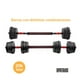 thumbnail image 5 of Kit Mancuernas Multifuncional 3en1 Barra y Discos 20kg Gimnasio Marthing Pesas Mancuernas Diseño Estable Compactas, Resistentes y Funcionales para Entrenamiento en Casa y Gimnasio Multifuncional, 5 of 9