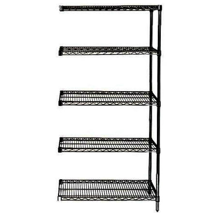 14 Deep X 60 Wide 63 High 5 Tier Black Add On Shelving Unit 14 Deep X 60 Wide 63 High 5 Tier Black Add On Shelving Unit Com