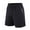 Black, variant on WRKEKC Men's Athletic Shorts Moisture Wicking Outdoor Work Shorts Pocket Solid Color Mid Length 5-Inch Athletic Shorts for Sports
