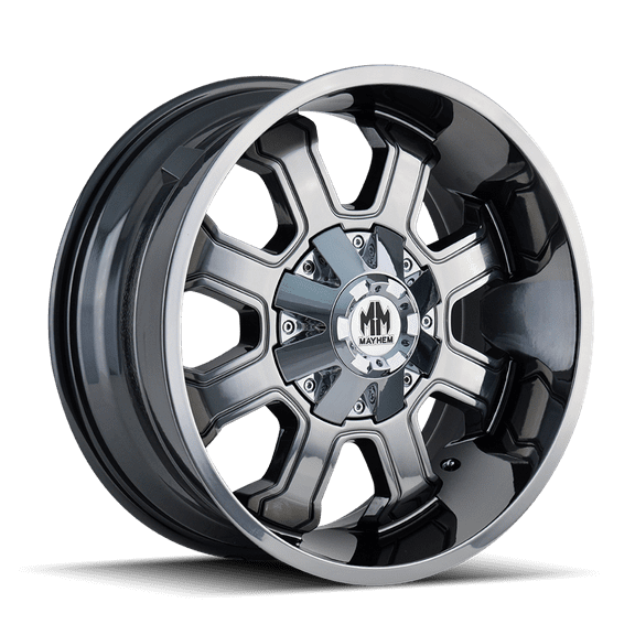 Mayhem Fierce-8103 22X12 8X165.1/8X170 -44Et 130.8Cb Chrome