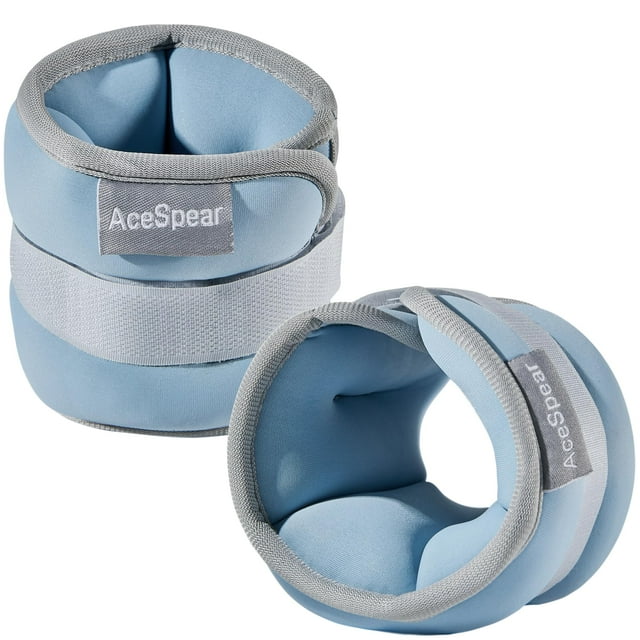 Juego de 2 pesas para fitness Ankle Weights AceSpear, 2 libras