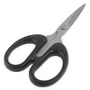 Unique Bargains Home Sewing Crafting Cutter Black Handle Stainless Steel Scissors