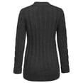 thumbnail image 3 of KOGMO Women's Cable Knit Sweater Cardigans with Buttons and Pockets, 3 of 6