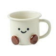 thumbnail image 1 of Tazón de cerámica para ensalada y yogur, divertido y estético, taza de café de cerámica, recipiente para guarniciones, cereales, yogur, arroz, hogar. Capacidad 120 ml, 1 of 8