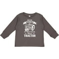 thumbnail image 3 of Inktastic Tractor Woman Girls Long Sleeve Toddler T-Shirt, 3 of 5