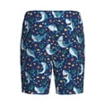 thumbnail image 5 of Gaeub Sea Sharks Printed Men's Short Pajama Pants, Lightweight Lounge & Sleep Bottoms Keep You Cool - XX-Large, 5 of 9