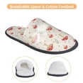 thumbnail image 3 of Balery Mushroom Pantuflas de Casa de Felpa Silenciosas con Diseño Estampado, Zapatillas Cómodas Antideslizantes de Algodón para Interior-Large, 3 of 8
