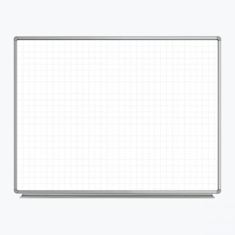 Luxor Whiteboard 72 in. x 40 in. Wall-Mounted Magnetic Whiteboard