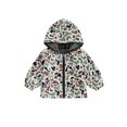 thumbnail image 2 of Toddler Baby Jacket with Pockets Casual Camo Print Zip Up Hooded Long Sleeve Coat for All Seasons, 2 of 9