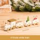 thumbnail image 1 of Tren de Navidad Adornos navideños para el hogar Adorno navideño de tren de madera/plástico Regalos de Navidad Noel Natal Navidad Año Nuevo, 1 of 6
