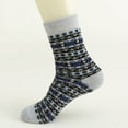 thumbnail image 3 of 5 Pairs Women's Vintage Style Thick Wool Warm Winter Crew Socks, 3 of 6