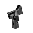 thumbnail image 1 of Soporte de clip de micrófono universal Uxcell para micrófonos de mano de 1.57'' y rosca de 0.59'' color negro, 1 of 4
