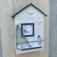 thumbnail image 5 of Soporte de llaves Caja de diseño de casa montada en la pared Colgante de pared Colgador de almacenamiento de llaves Estuche de madera, parte superior azul, faro Eigraketly HA8882-05B, 5 of 6
