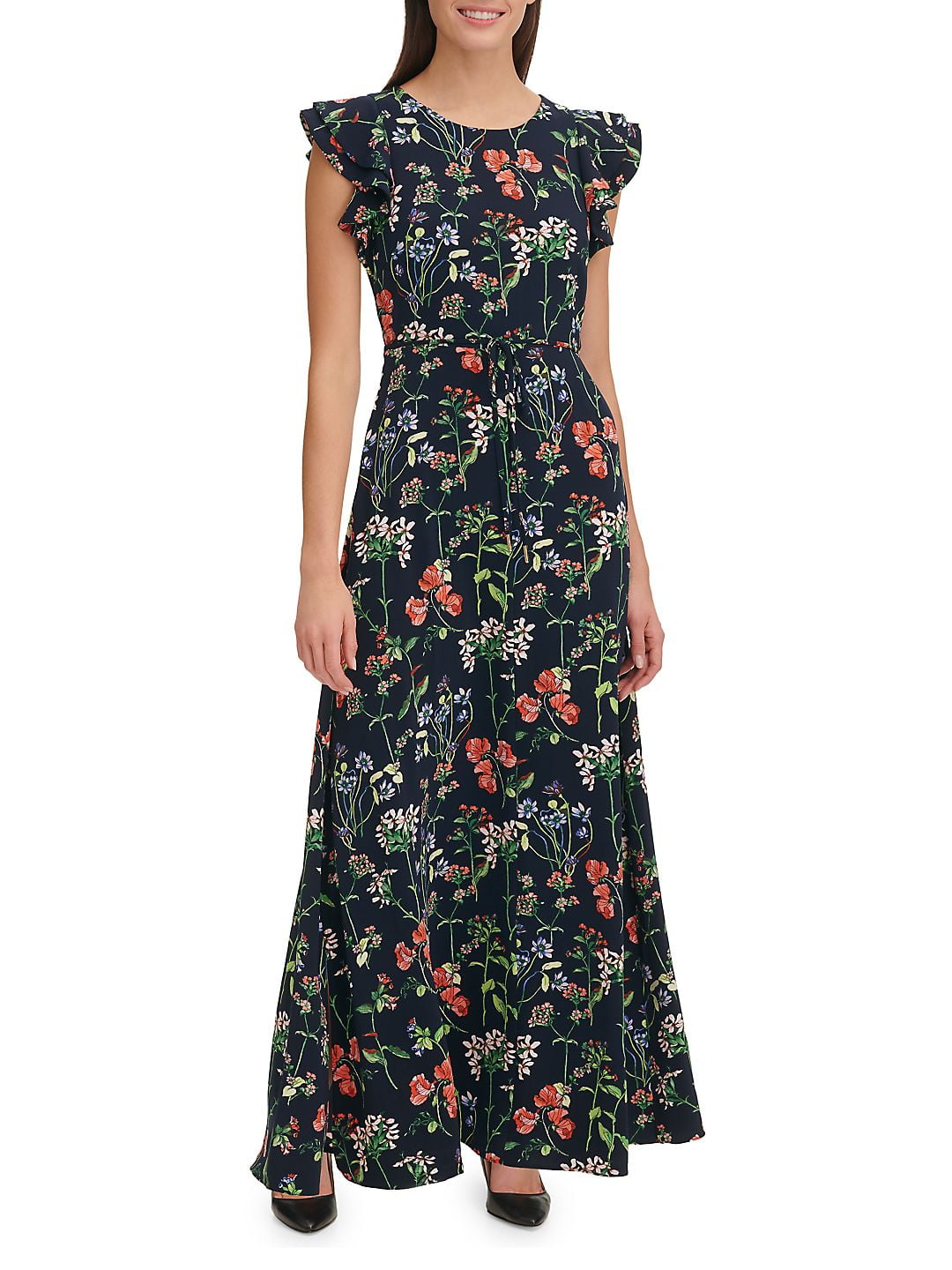 Tommy Hilfiger - Gala Botanical Maxi Dress - Walmart.com - Walmart.com