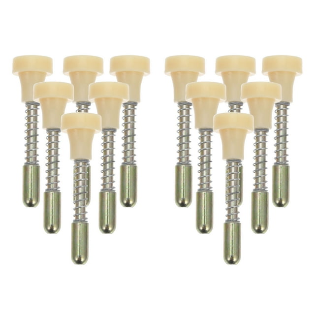 HAMPPLIES 10Ud Piezas Para Marco Pantalla Ventana Con Pestillos Ajustables De Resorte Color Beige