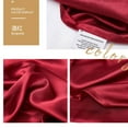 thumbnail image 3 of AUQ Pillow Covers,Premium Satin Feel Pillow Cover,Fine Stitching Queen Size Pillows,Purple, 3 of 4