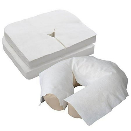Disposable Face Cradle Covers Medical Grade Ultra Soft Luxurious Non Sticking Massage Face Covers Headrest Covers For Massage Tables Massage