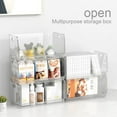 thumbnail image 6 of Plastic Storage Organizer Basket Bin with Handles for Cube Furniture Shelving in Office, Closet, Bedroom, Laundry Room, Nursery, Kids Toy Room Shelf, 6 of 8