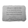 thumbnail image 1 of Kay Berry 07546 Although Its Difficult Memorial Stone- Rosemary, 1 of 1