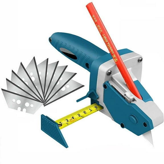 HYwys Plasterboard Cutter - Scriber Board Plaster Edger Drywall Auto Cutting Tool for Home Woodworking with Scale