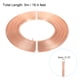 thumbnail image 2 of Uxcell 16.4 pies de alambre de aluminio plano de 18 AWG, alambre de aluminio anodizado flexible, cobre, 2 rollos, 2 of 7