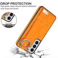 thumbnail image 2 of For Samsung Galaxy S22 Non-slip Full Coverage Ring Pu Phone Case With Wristband, 2 of 5
