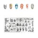 thumbnail image 3 of 4 piezas placa de uñas para regalos de Halloween, 3 of 3
