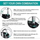 thumbnail image 4 of Combination Padlock, 2.2 Inch Long Shackle Lock, 4 Digit Re-settable Combination Lock for School, Gym, Outdoor Shed Locker, Hasp Cabinet, Gate(Sliver), 4 of 4
