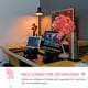 thumbnail image 3 of Lámpara de mesa LED con diseño de rosas, moderna, para escritorio, decoración de mesita de noche (sin pilas)., 3 of 6