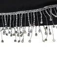 thumbnail image 7 of Women's Dresses, Contrast Rhinestone Round Neck Sleeveless Dress, Women's Casual Wear-2-S, 7 of 7