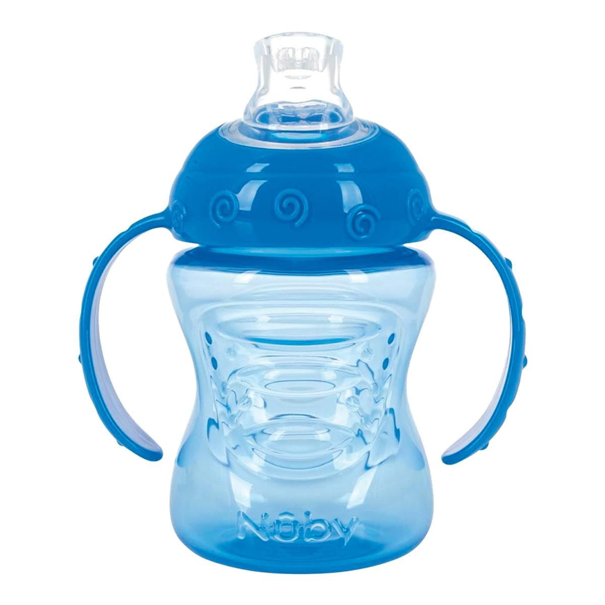 Nuby Grip N' Sip Soft Spout Trainer Cups - Set of 9