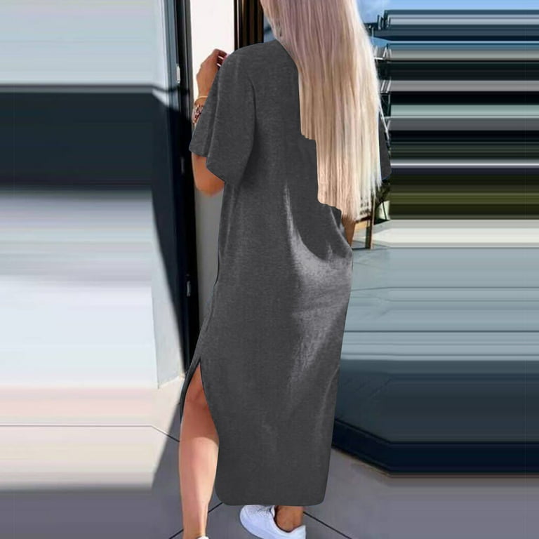 long tunic dress with slits on side Long Sleeveless Linen Tunic Dress AVELINE, Side Slit Linen Tunic Top,  Custom Fit