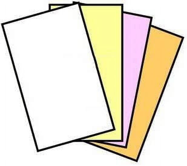 Limited Papers(TM) Paper, Carbonless Sheets, Superior, Pre Collated, Multi Part, Bond Finish. (4 Part Straight 8.5 x 14, White/Canary/Pink/Gold (5926), 20 Ream)