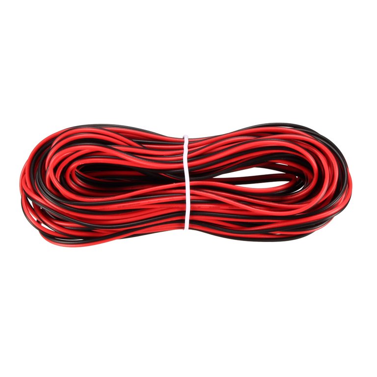 TUOFENG 40ft 22 AWG 4-Core RGB Extension Cable - 4 Pin Wire For LED Strip Lights (5050/3528), 300V Max