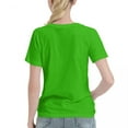 thumbnail image 3 of ALLNOB Women's Off-Road Vehicle Standard Short Sleeve T-Shirt 150g Green, 3 of 8