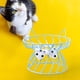 thumbnail image 2 of Cuenco de cerámica para mascotas, plato de alimentación para mascotas, soporte , Protector de cuello, aperitivo enlatado Soporte azul Yuyangstore Cuencos para gatos, 2 of 8