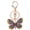 Green, variant on SPRING PARK Women Stylish Key Butterfly Holder Car Keychain Rhinestones Women Bag Ornament Accessory