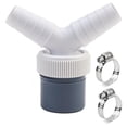 thumbnail image 2 of yaaqii Dishwasher Washing Machine Drain Adapter Double Connection Y 1 1/4 Inch 40 mm, 2 of 10