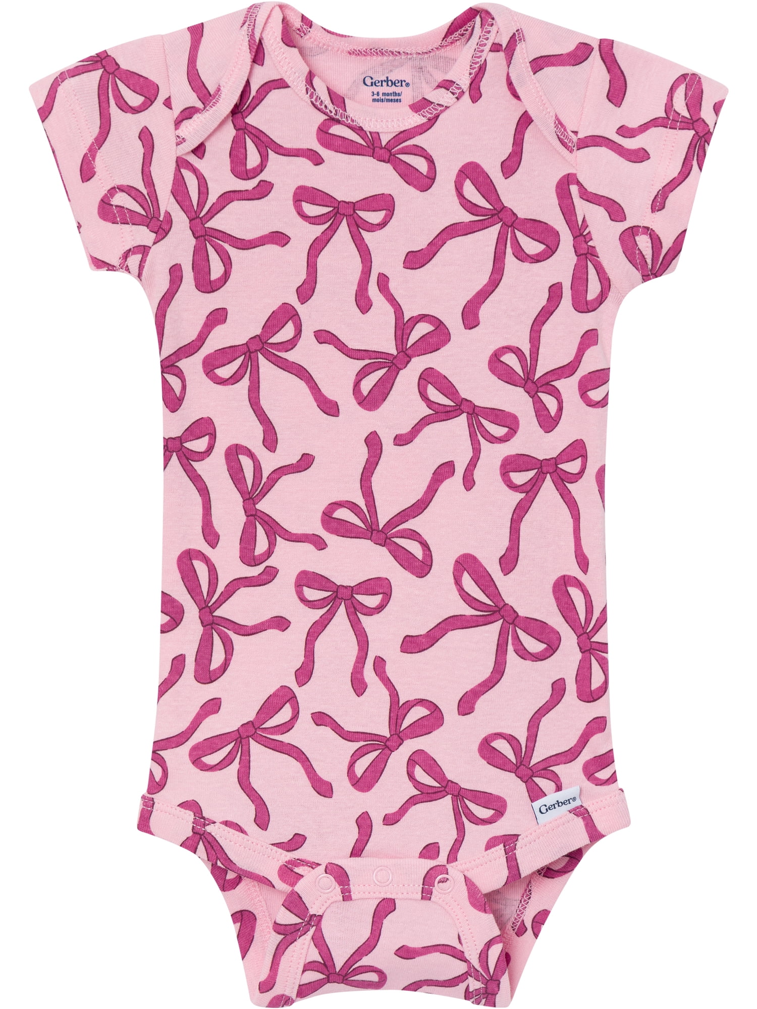 Gerber Baby Neutral Short Sleeve Onesies, 8-Pack, Sizes 0/3 Newborn - 12 Months