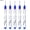 blue,5pcs, variant on Long Nib Deep Hole Marker Pens 5-Pack – 20mm Extended Tip Permanent Markers with Quick-Dry Waterproof Ink, Built-in 60mm Ruler, forConstruction Marking on Wood, Metal, Concrete & Plastic