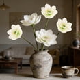 thumbnail image 4 of Artificial Lotus Flower - Realistic Spring Summer Decor, Faux Lotus Stem for Living Room Pond, Photography Prop Water Feature Table Display, JKODE, 4 of 8