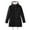 Black, variant on LYXSSBYX Plus Size Womens Shackets Hot Sale Clearance Women Buttons Long Sleeve Solid Pockets Coat Plus Fleece Jacket Outwear Top