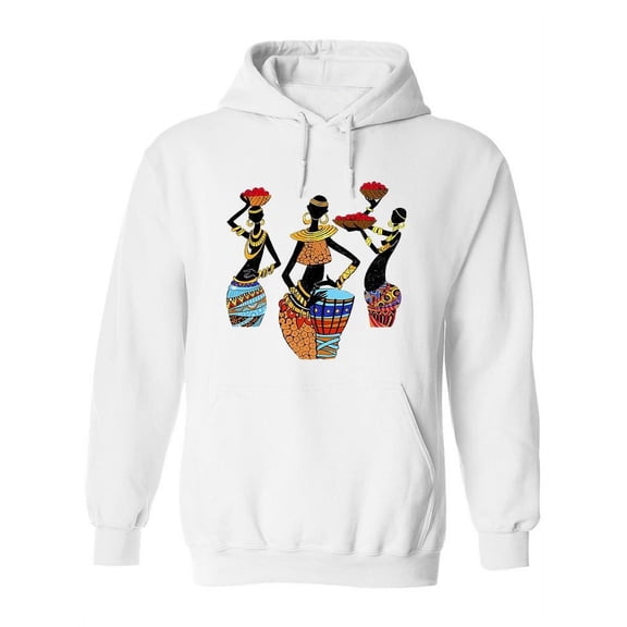 African Women Celebrating Hoodie Women -Image by Shutterstock, Female Small